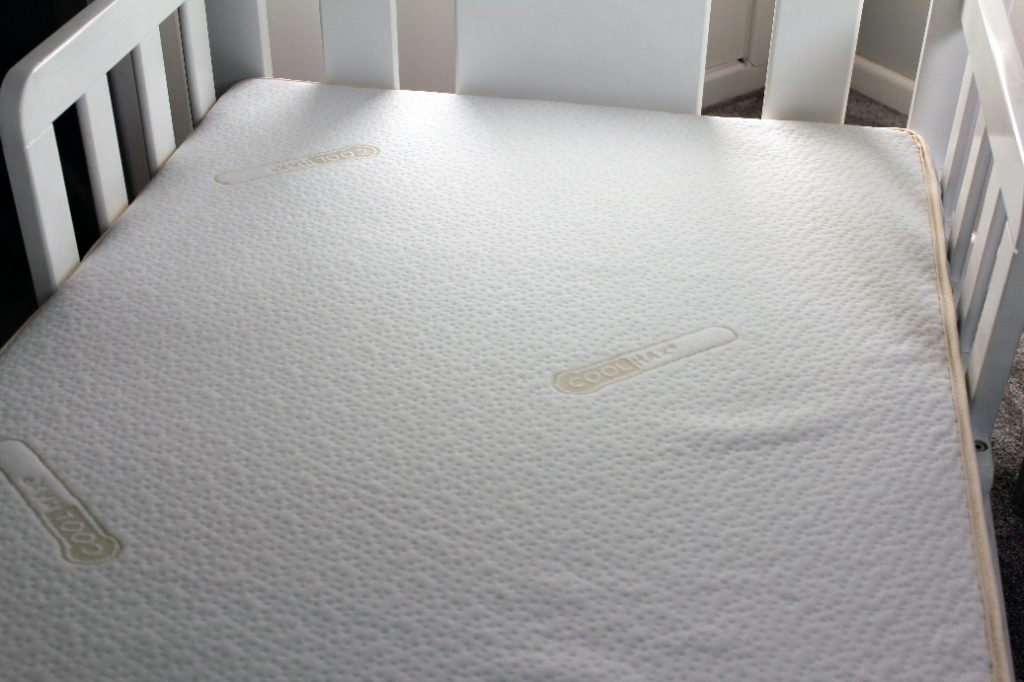 close up of easychange mattress on bed